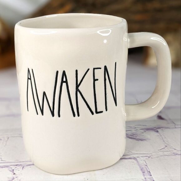 Rae Dunn AWAKEN Ceramic Mug - Picture 1 of 6